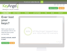 Tablet Screenshot of keyangel.co.uk